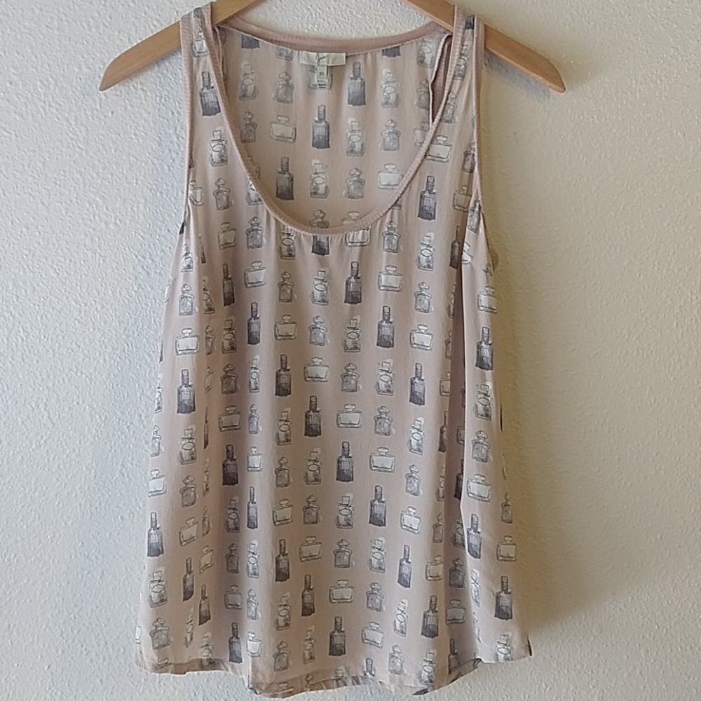 Joie Natural Rain 100% Silk Tank Top XS